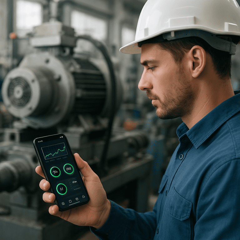 Jak monitorować stan techniczny maszyn przez aplikację