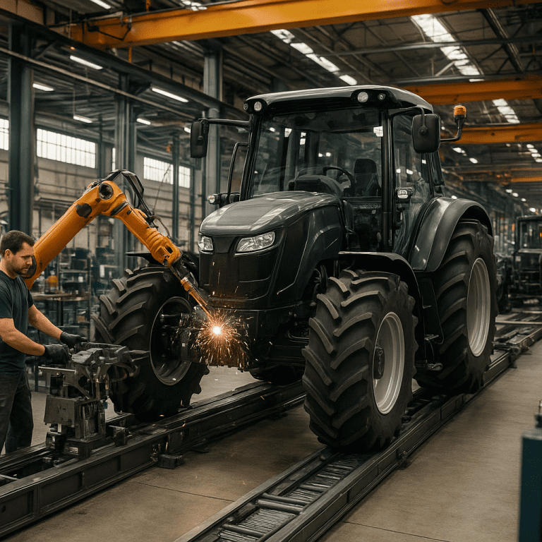 Jak wygląda proces produkcji nowoczesnego traktora