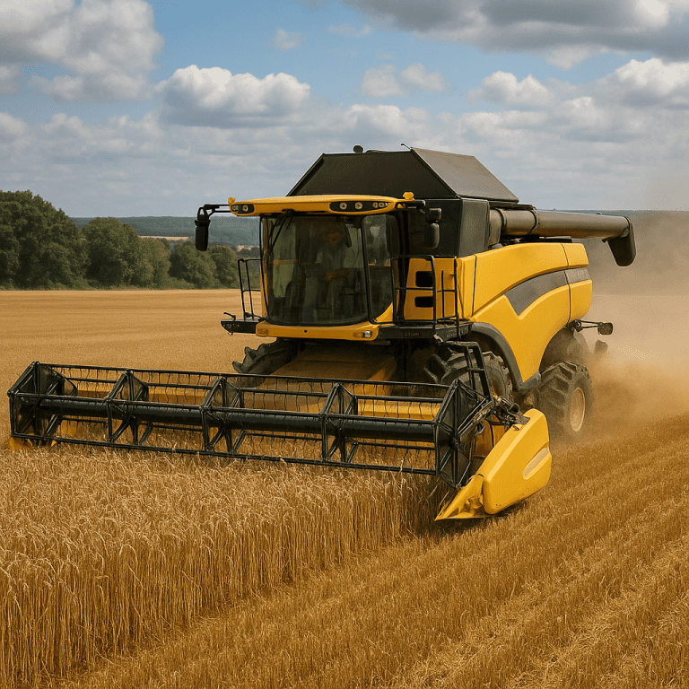 Jakie czynniki wpływają na efektywność pracy kombajnu