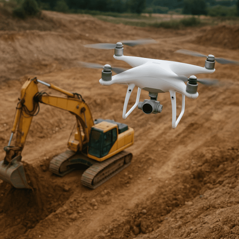 Zastosowanie dronów w monitorowaniu pracy maszyn