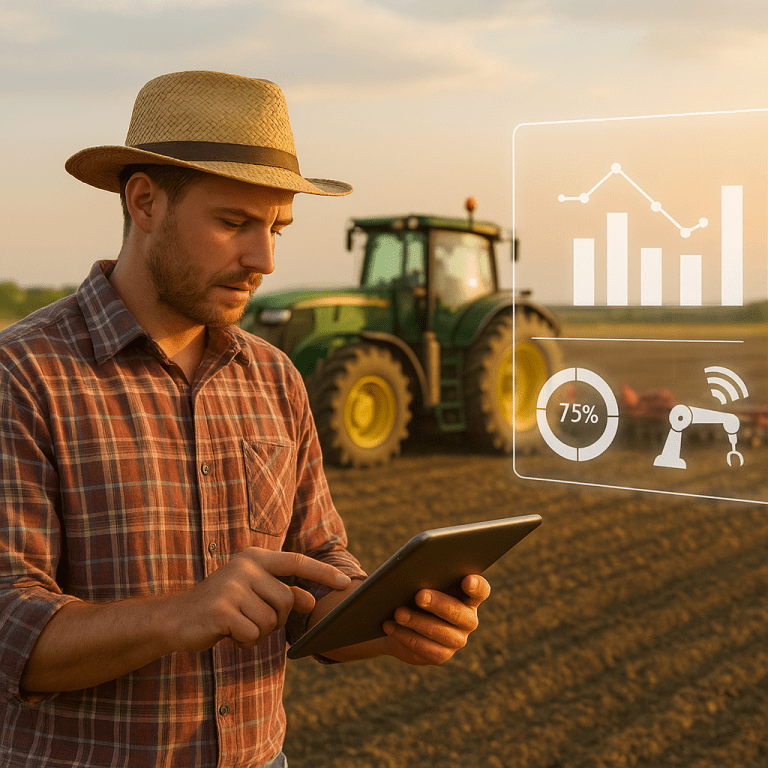 Jak rolnik może wykorzystać dane z czujników maszyn