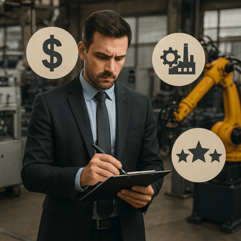 Jakie czynniki wpływają na wybór producenta maszyn